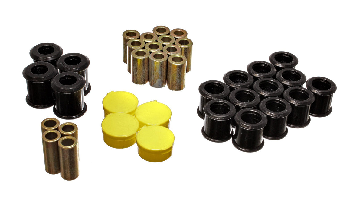 Energy Suspension 7.3115G Control Arm Bushing Set; Black; Rear; Performance Polyurethane; - Truck Part Superstore