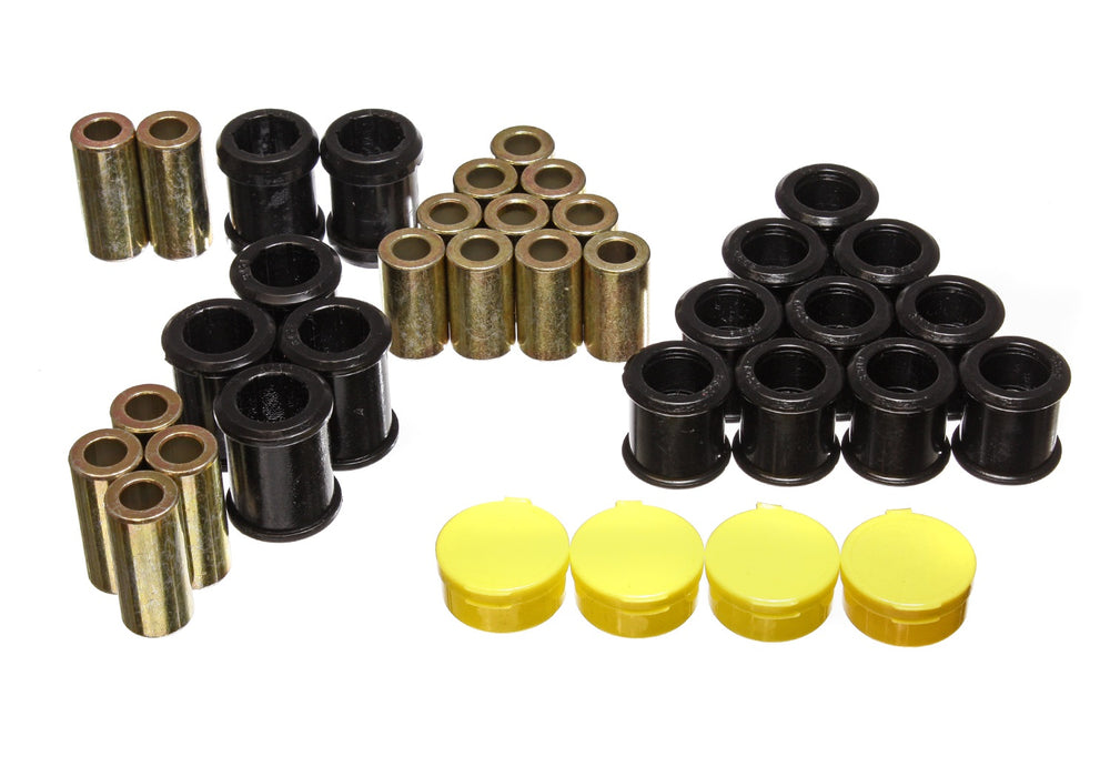Energy Suspension 7.3119G Control Arm Bushing Set; Black; Rear; Performance Polyurethane; - Truck Part Superstore