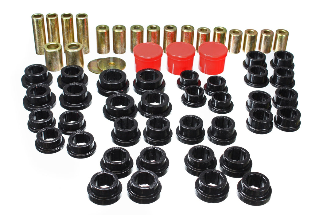 Energy Suspension 7.3122G Control Arm Bushing Set; Black; Rear; Performance Polyurethane; - Truck Part Superstore
