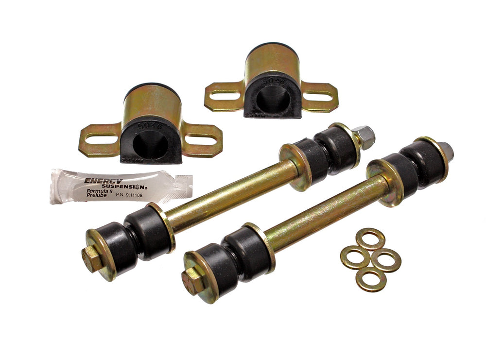 Energy Suspension 7.5106G Sway Bar Bushing Set; Black; Front; Bar Dia. 21mm; Performance Polyurethane; - Truck Part Superstore