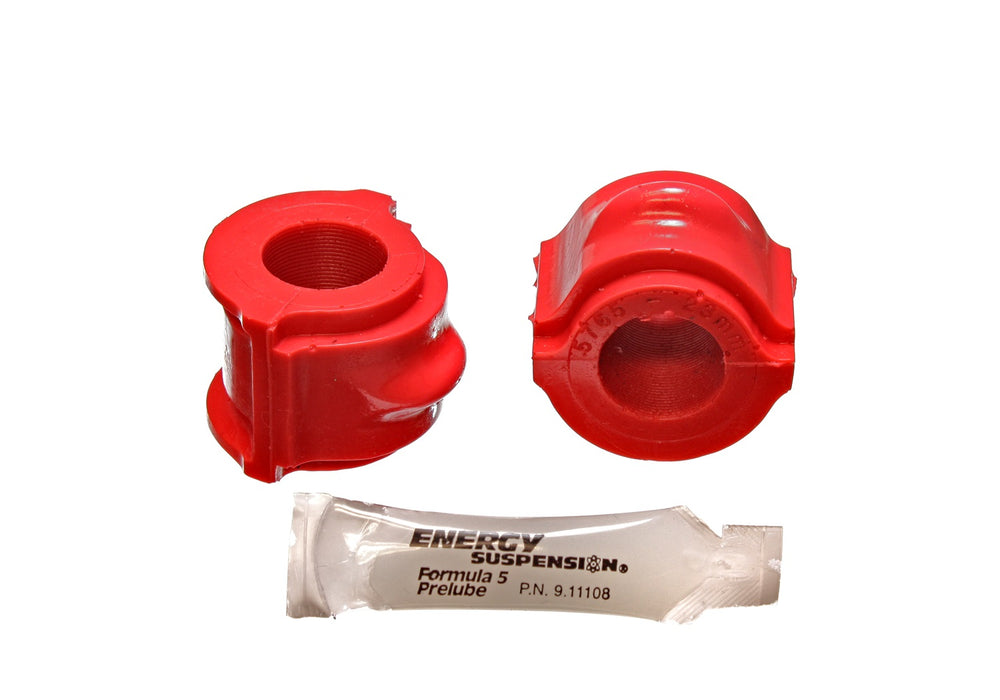 Energy Suspension 7.5125R Sway Bar Bushing Set; Red; Front; Bar Dia. 23mm; Performance Polyurethane; - Truck Part Superstore