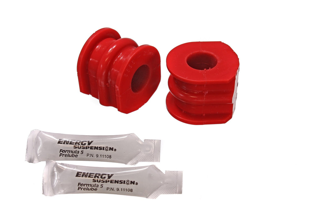 Energy Suspension 7.5127R Sway Bar Bushing Set; Red; Rear; Bar Dia. 21mm; Performance Polyurethane; - Truck Part Superstore