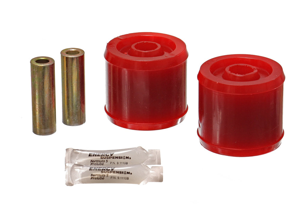 Energy Suspension 7.7108R Trailing Arm Bushing Set; Red; Rear; Performance Polyurethane; - Truck Part Superstore
