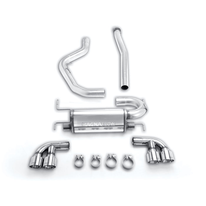 MagnaFlow Exhaust Products 16824 Street Series Stainless Cat-Back System - Truck Part Superstore