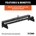 CURT 61331 Over-Bed Gooseneck Installation Brackets; Select Silverado; Sierra 1500 - Truck Part Superstore