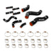 Mishimoto MMHOSE-LCR-92KBK Silicone Radiator & Heater Hose Kit, fits Toyota Land Cruiser 4.5L 1992-1997 - Truck Part Superstore