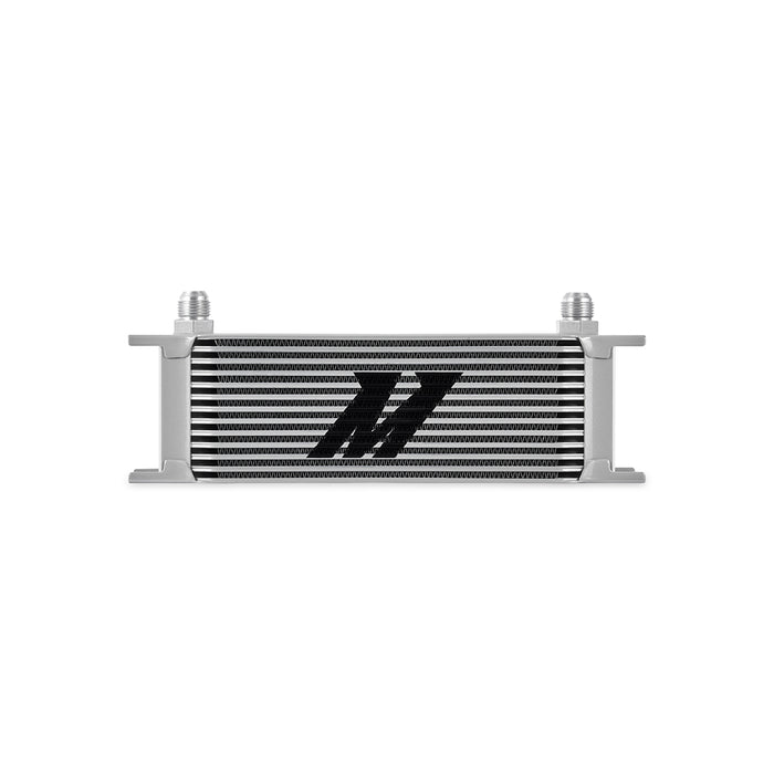 Mishimoto MMOC-13SL Universal 13-Row Oil Cooler, Silver - Truck Part Superstore