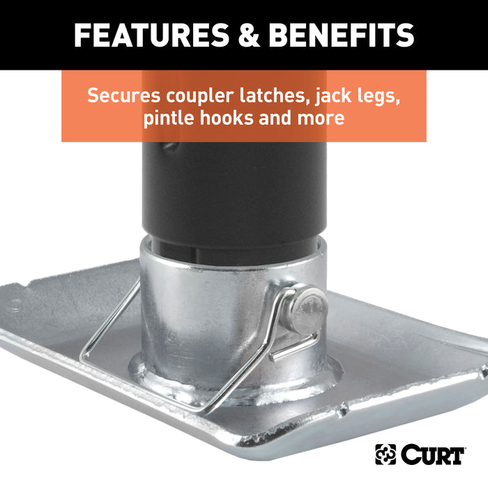 CURT 28279 CURT 28279 Trailer Coupler Pin; 3/8-Inch Diameter x 2-3/4-Inch Long - Truck Part Superstore