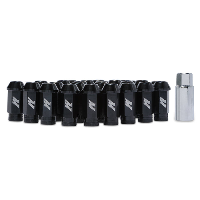 Mishimoto MMLG-1220-LOCKBK Mishimoto Aluminum Locking Lug Nuts, 1/2-in x 20 - Truck Part Superstore