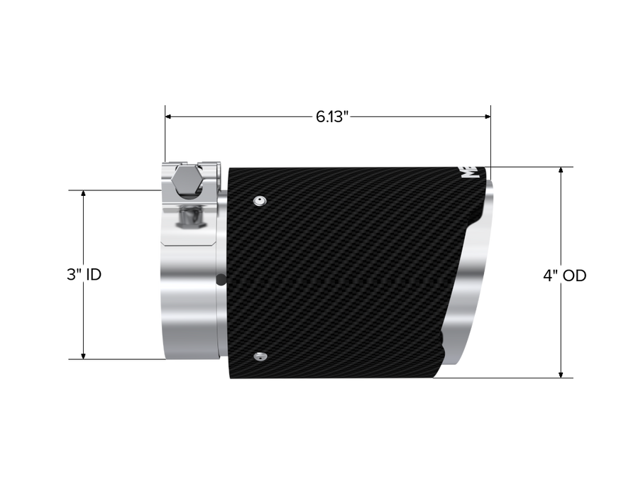 MBRP Exhaust T5188CF Carbon Fiber and T304 Stainless Steel. - Truck Part Superstore