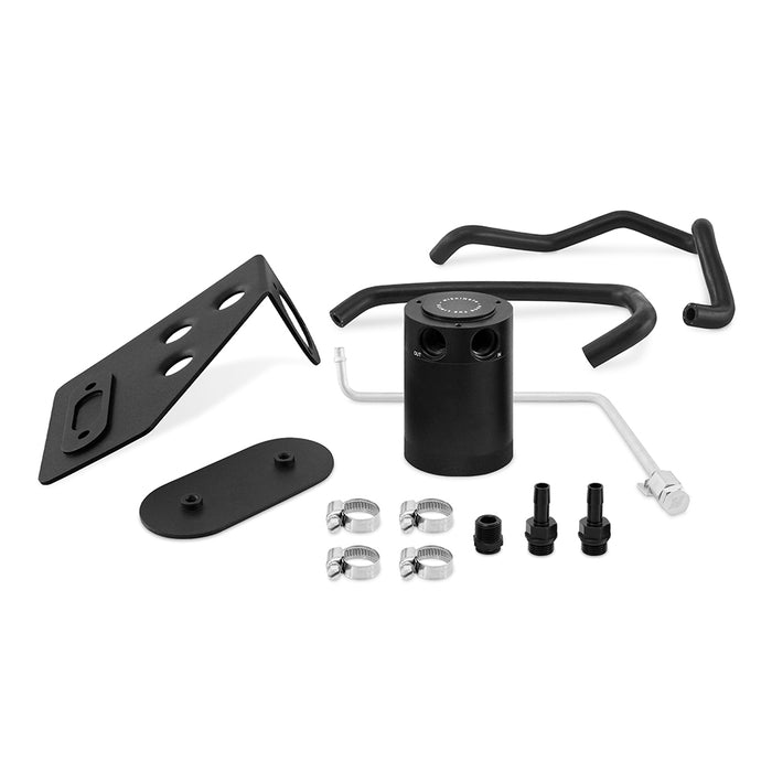 Mishimoto MMBCC-SUP-20CBE Baffled Oil Catch Can Kit, CCV side, fits Toyota GR Supra 3.0L 2020+ - Truck Part Superstore