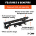 CURT 60657 Double Lock Gooseneck Install Brackets; Select Dodge; Ram 1500; w/Coil Springs - Truck Part Superstore