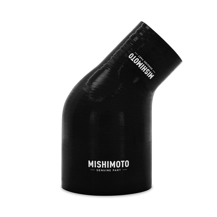 Mishimoto MMCP-R45-2540BK Mishimoto 45-Degree Silicone Transition Coupler, 2.50-in to 4.00-in, Black - Truck Part Superstore