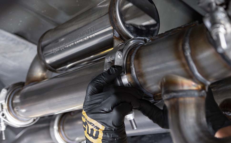 MagnaFlow Exhaust Products 19587 xMOD Series Black Cat-Back System - Truck Part Superstore