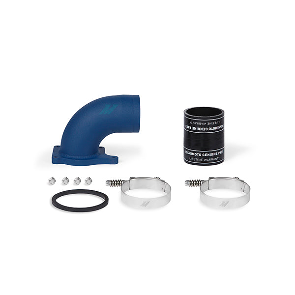 Mishimoto MMIE-F2D-03WBL Intake Elbow, fits Ford 6.0L Powerstroke 2003-2007 - Truck Part Superstore