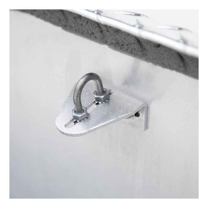 UWS EC10001 Bright Aluminum 69in. Secure Lock Crossover Box with Low Profile (Heavy Packagin - Truck Part Superstore