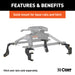 CURT 16422 Custom 5th Wheel Brackets; Select Dodge Ram 1500 (Except Crew Cab) - Truck Part Superstore