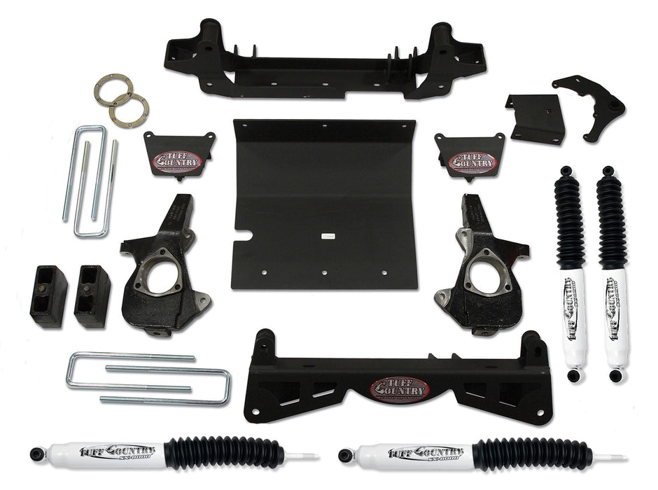 Tuff Country 14992KN 4 Inch Lift Kit 01-06 Silverado/Sierra 1500HD w/ SX8000 Shocks w/3 Piece Sub Frame Tuff Country - Truck Part Superstore