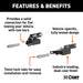 CURT 70106 Custom Tow Bar Base Plate; Select Ford F-150; Expedition; Lincoln Navigator - Truck Part Superstore