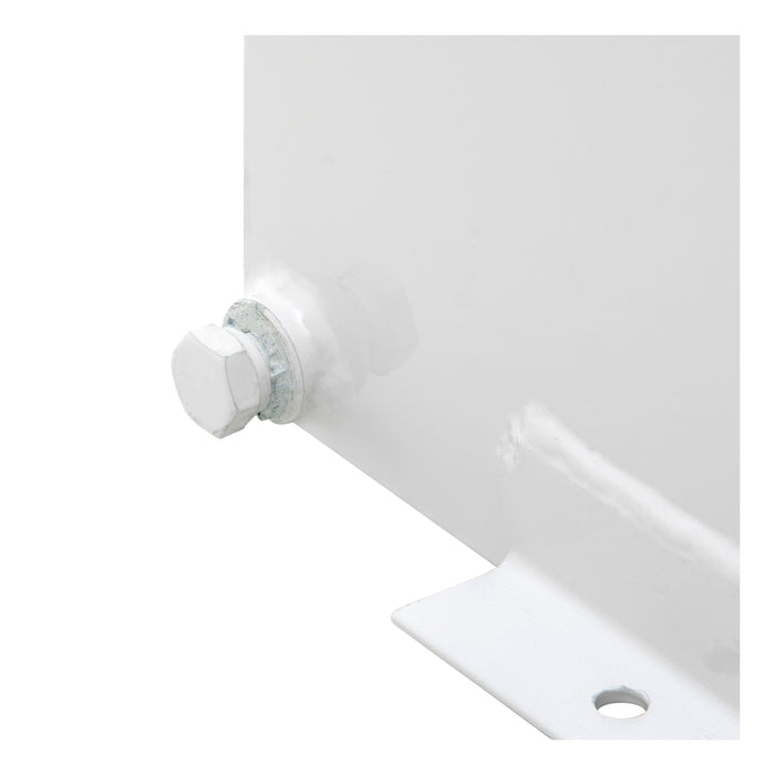 UWS ST-100-L-W White 100-Gallon L-Shape Steel Transfer Tank - Truck Part Superstore