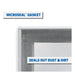 UWS ST-85-COMBO-W White 85-Gallon Steel-Aluminum Combo Transfer Tank - Truck Part Superstore