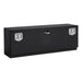 UWS EC40032 UWS EC40032 60-Inch Gloss Black Heavy-Wall Aluminum Single-Door Topside Tool Box - Truck Part Superstore