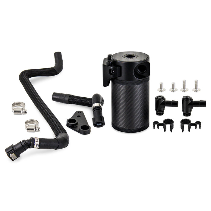 Mishimoto MMBCC-C8-20PCF Carbon Fiber Oil Catch Can Kit, PCV Side, Fits Chevrolet C8 Corvette Coupe 2020+ - Truck Part Superstore