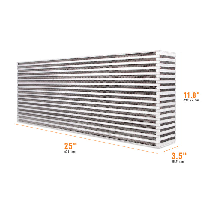 Mishimoto MMUIC-04 Universal Air-to-Air Race Intercooler Core 25-in x 11.8-in x 3.5-in - Truck Part Superstore