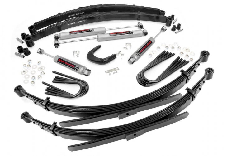Rough Country 21030 6 Inch Suspension Lift System 52 Inch Rear Springs 77-87 C20/K20/C25/K25 Rough Country - Truck Part Superstore
