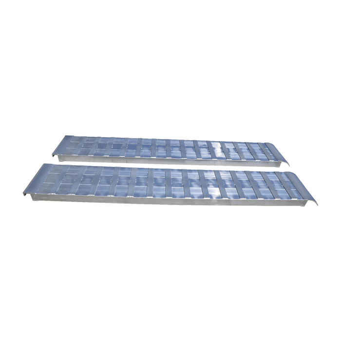 GEN-Y Hitch GH-17096 1 pair Extreme Duty 8 foot Aluminum Loading Ramps 15" x 96" 7K Capacity Per Ramp - Truck Part Superstore
