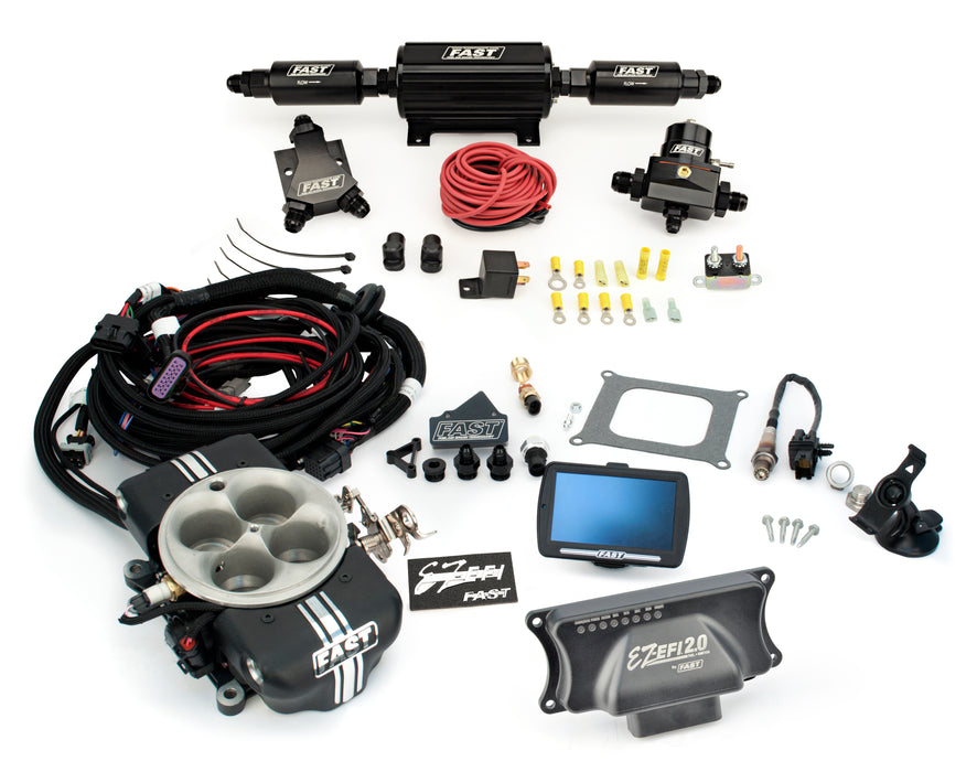 FAST 30403-KIT EZ 2.0 Base Kit w/ Touchscreen, Throttle Body and High HP Inline Fuel Pump Kit - Truck Part Superstore
