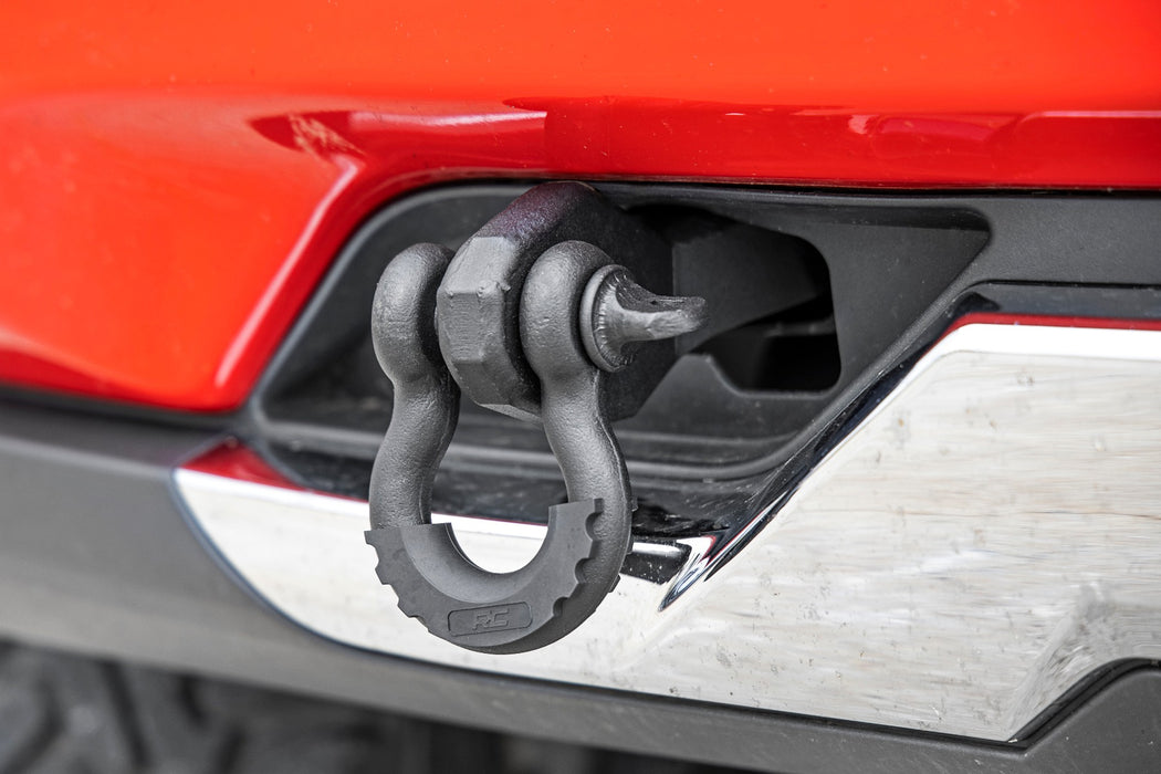 Rough Country RS170 Tow Hook Brackets D-Ring Combo 14-18 Chevy Silverado 1500 Rough Country - Truck Part Superstore
