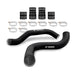 Mishimoto MMINT-F2D-99KSLBK Ford 7.3L Powerstroke Intercooler Kit, 1999-2003 Silver Cooler, Black Pipes - Truck Part Superstore