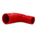 Mishimoto MMCP-R90-17525RD Mishimoto 90-Degree Silicone Transition Coupler, 1.75-in to 2.50-in, Red - Truck Part Superstore