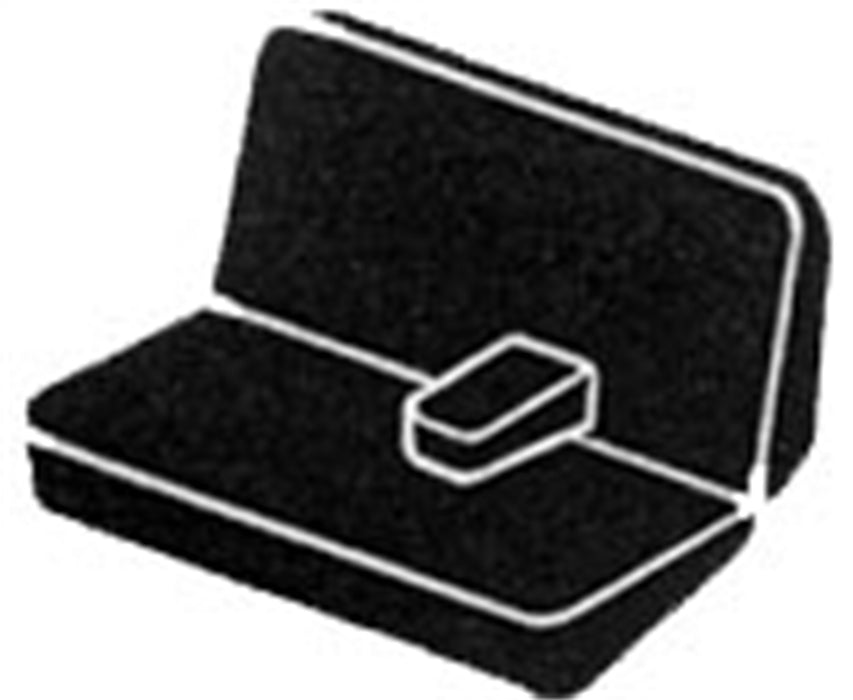 FIA TR48-11 GRAY Wrangler™ Custom Seat Cover; Saddle Blanket; Gray; Bench Seat; Off Set Armrest; - Truck Part Superstore