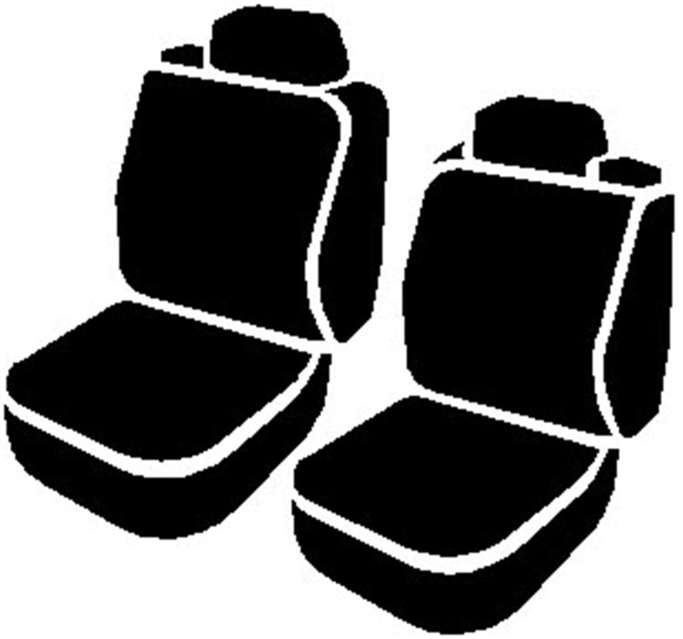 FIA SL68-12 BLK/BLK LeatherLite™ Custom Seat Cover - Truck Part Superstore