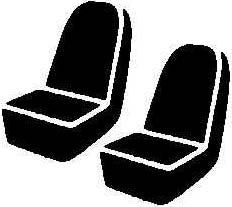 FIA OE38-14 CHARC Oe™ Custom Seat Cover; Tweed; Charcoal; Bucket Seats; - Truck Part Superstore