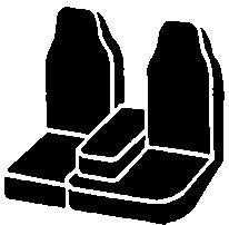 FIA TR48-2 BROWN Wrangler™ Custom Seat Cover; Saddle Blanket; Brown; Split Seat 60/40; Armrest; - Truck Part Superstore