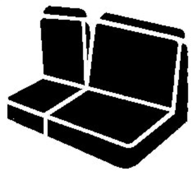 FIA TR48-3 BROWN Wrangler™ Custom Seat Cover; Saddle Blanket; Brown; Split Seat 60/40; - Truck Part Superstore