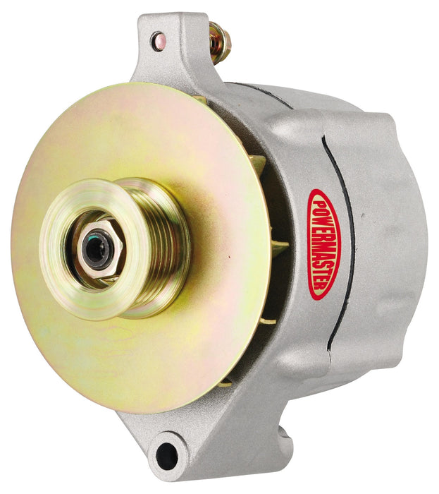 Powermaster Performance 8-47140 Alternator; Ford Upgrade; 150 Amp; 100 Idle; 6 Groove Pulley; 1 Wire; Natural; - Truck Part Superstore