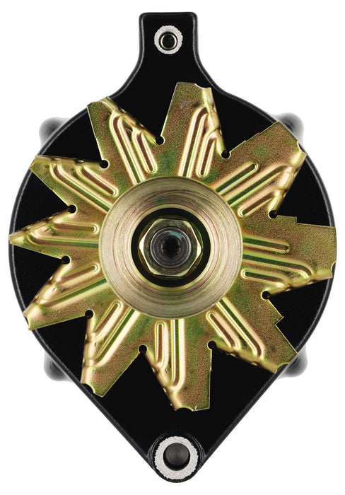 Powermaster Performance 8-57140 Alternator; Ford Upgrade; 150 Amp; 100 Idle; 6 Groove Pulley; 1 Wire; Black; - Truck Part Superstore