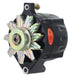 Powermaster Performance 8-57101 Alternator; Ford Upgrade; 100 Amp; 75 Idle; 1V Pulley; 1 Wire; Black; - Truck Part Superstore