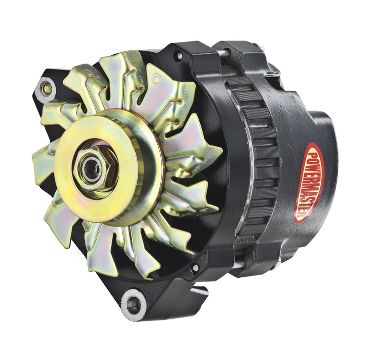 Powermaster Performance 8-57529-111 Alternator; Chrysler CS130; 140 Amp; 1V Pulley w/Spacers; 1 Wire; Black Finish; - Truck Part Superstore