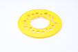 Lokar 80-21592 Wheel Bolt Circle Template; 5 Lug Metric; 100/112/115/120mm; Yellow; - Truck Part Superstore