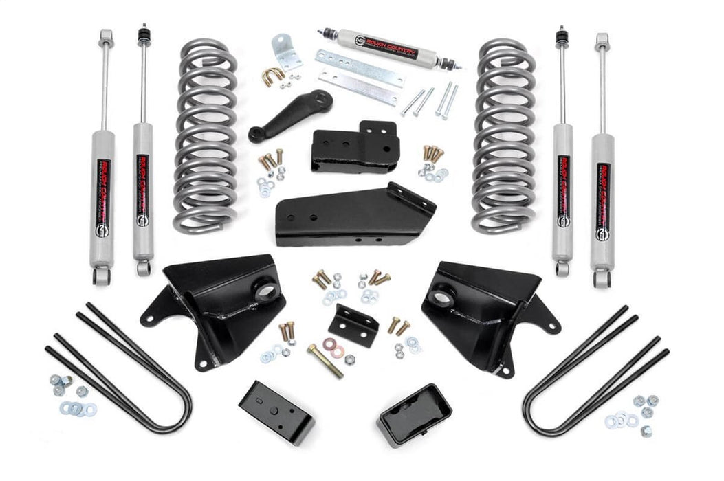 Rough Country 472.20 Suspension Lift Kit w/Shocks; 6 in. Lift; - Truck Part Superstore