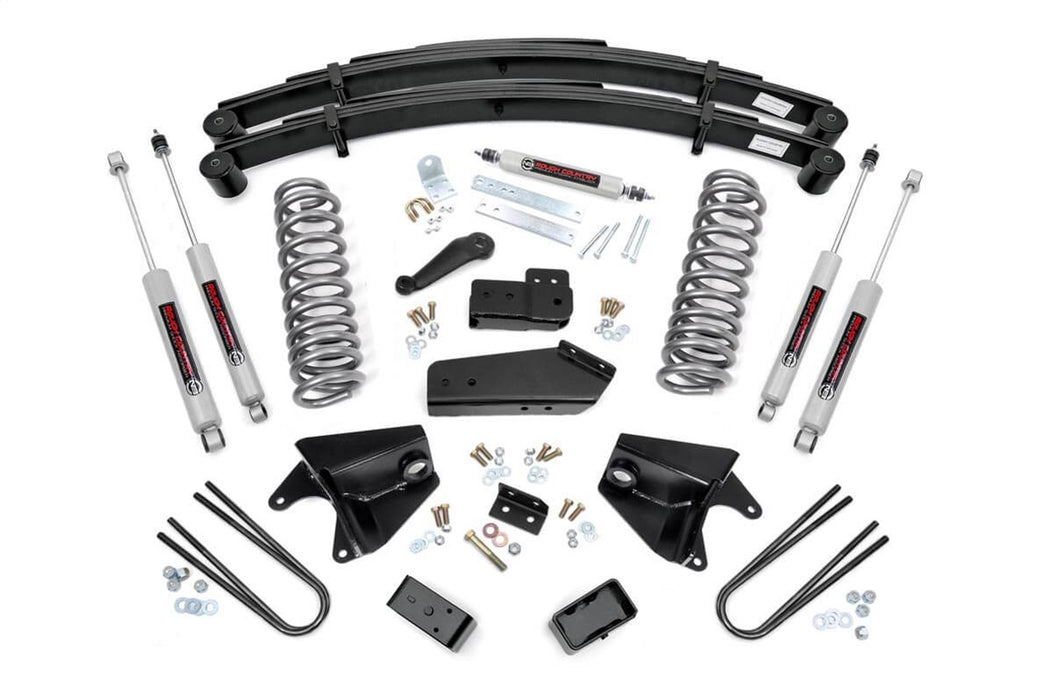 Rough Country 525.20 Suspension Lift Kit w/Shocks; 6 in. Lift; - Truck Part Superstore