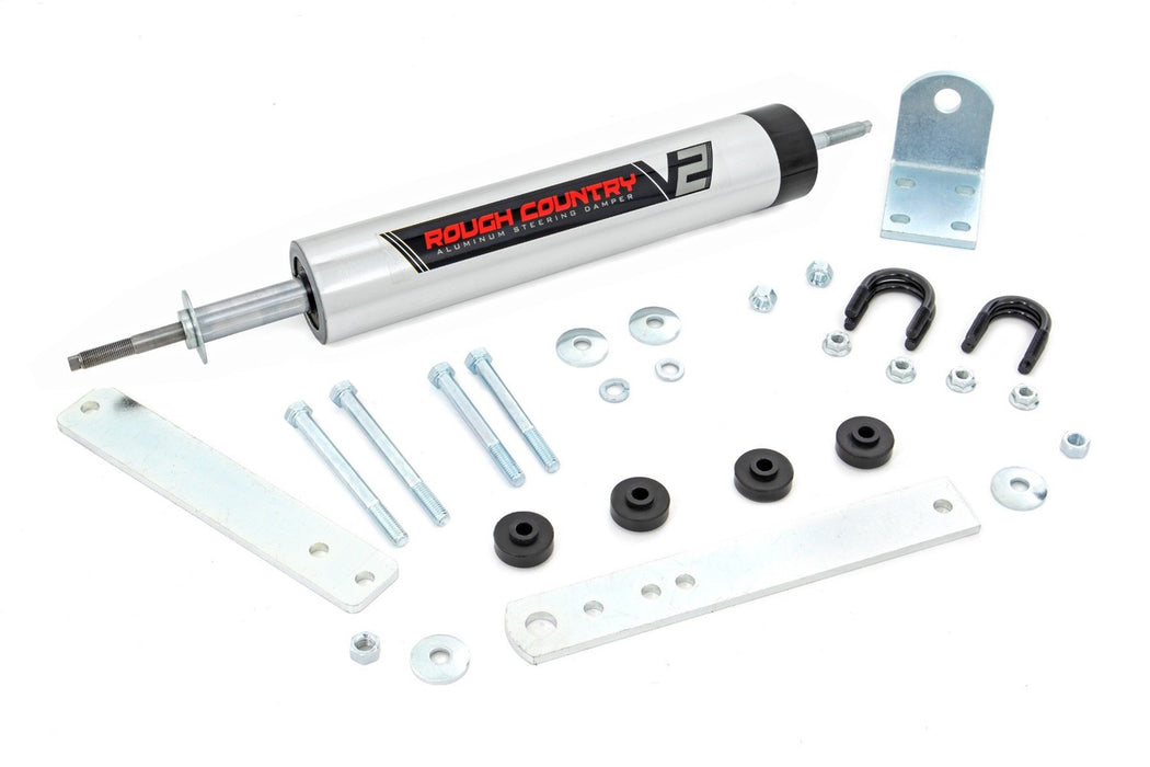 Rough Country 8734270 V2 Steering Stabilizer 80-96 Ford Bronco/F-150 Rough Country - Truck Part Superstore