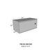 Westin 80-HBD1824 Brute HD Under Body Tool Box; Polished Aluminum; 18 in. x 24 in. Swing Door; - Truck Part Superstore