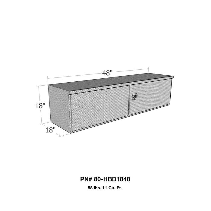Westin 80-HBD1848 Brute HD Under Body Tool Box - Truck Part Superstore