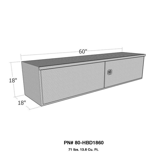 Westin 80-HBD1860 Brute HD Under Body Tool Box - Truck Part Superstore